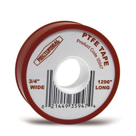 Rectorseal Corp. RectorSeal PTFE Tape 3/4 X 1296 35947
